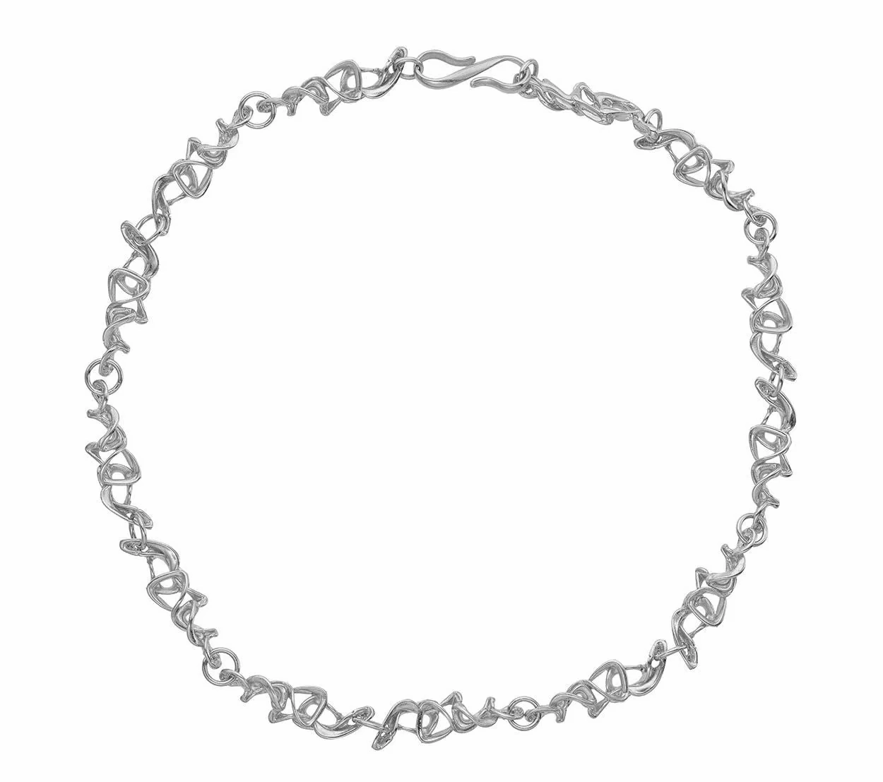 Amara Link Silver Necklace
