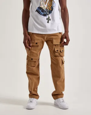 Amerikanische Stich Multi-Taschen Cargo-Hose