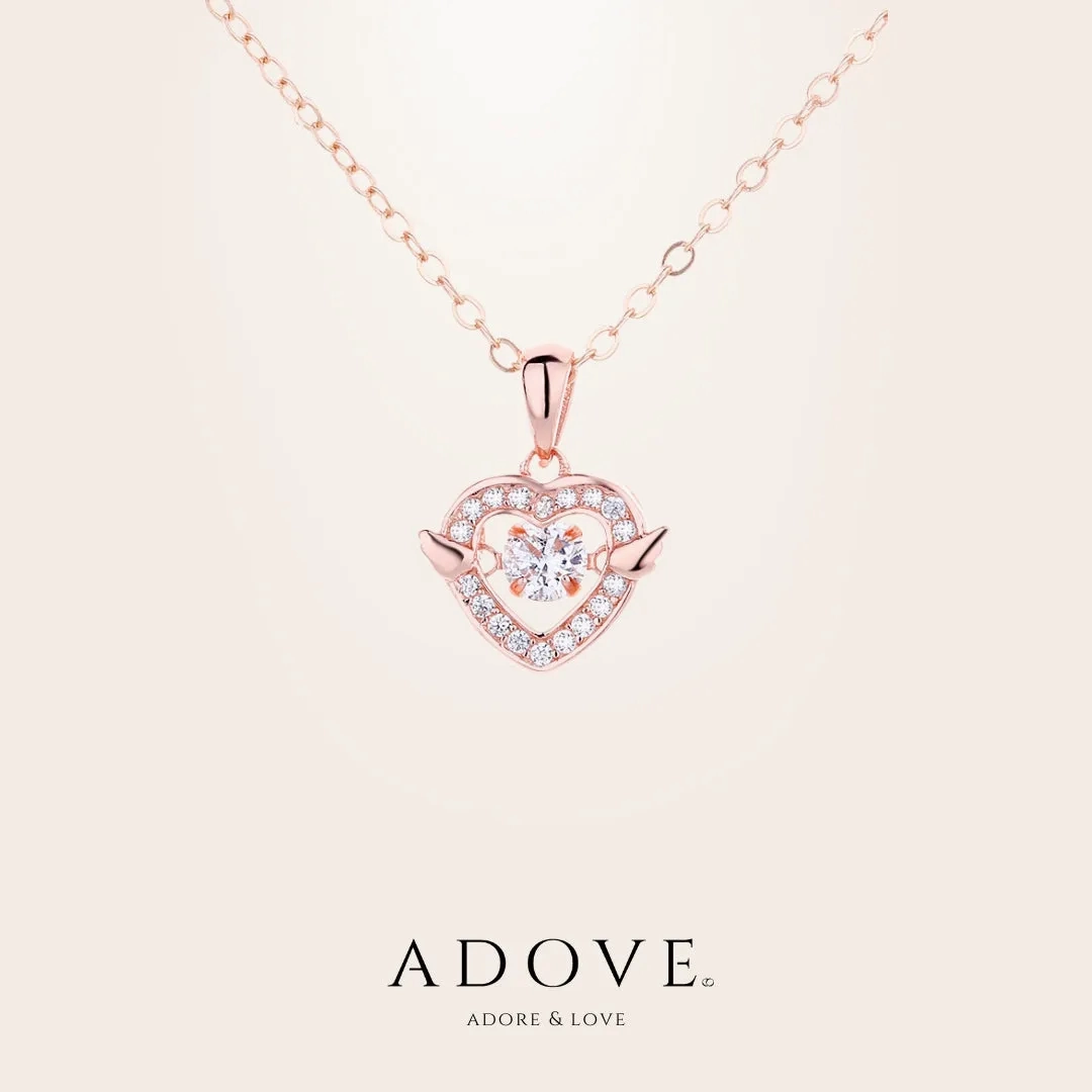 Angel Heart Beating Necklace