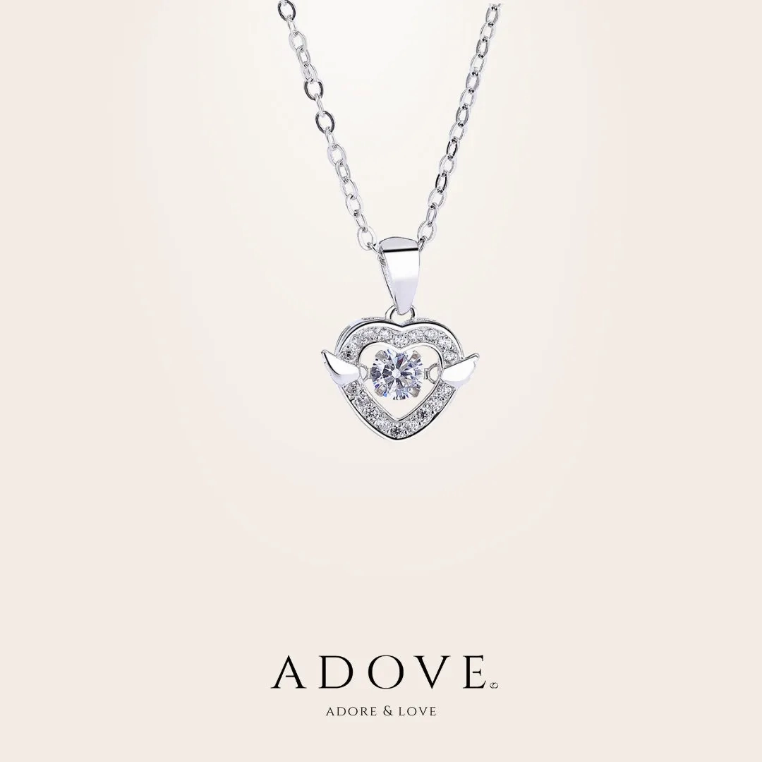 Angel Heart Beating Necklace