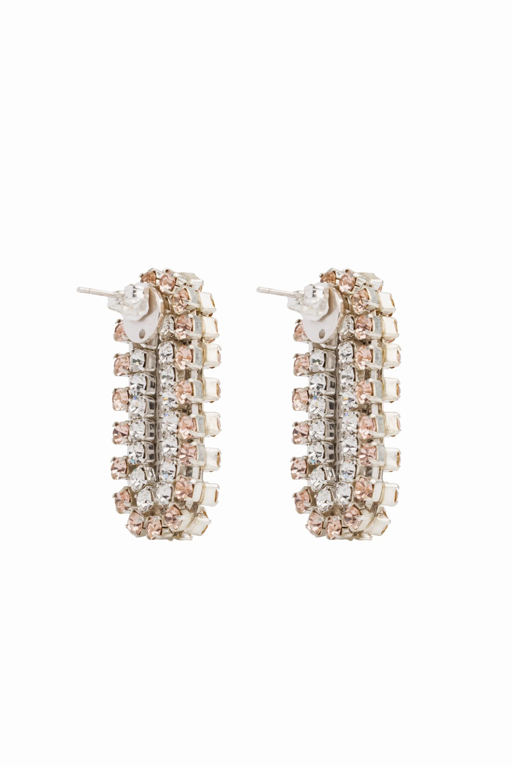 Angel Stripe Studs Large - Pink Melissa