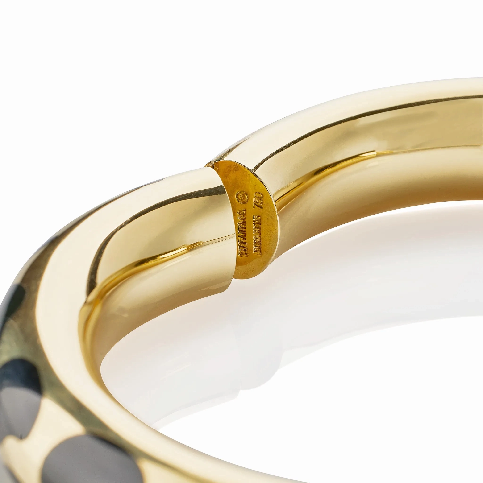 Angela Cummings for Tiffany &amp; Co. Black Jade Bangle Bracelet