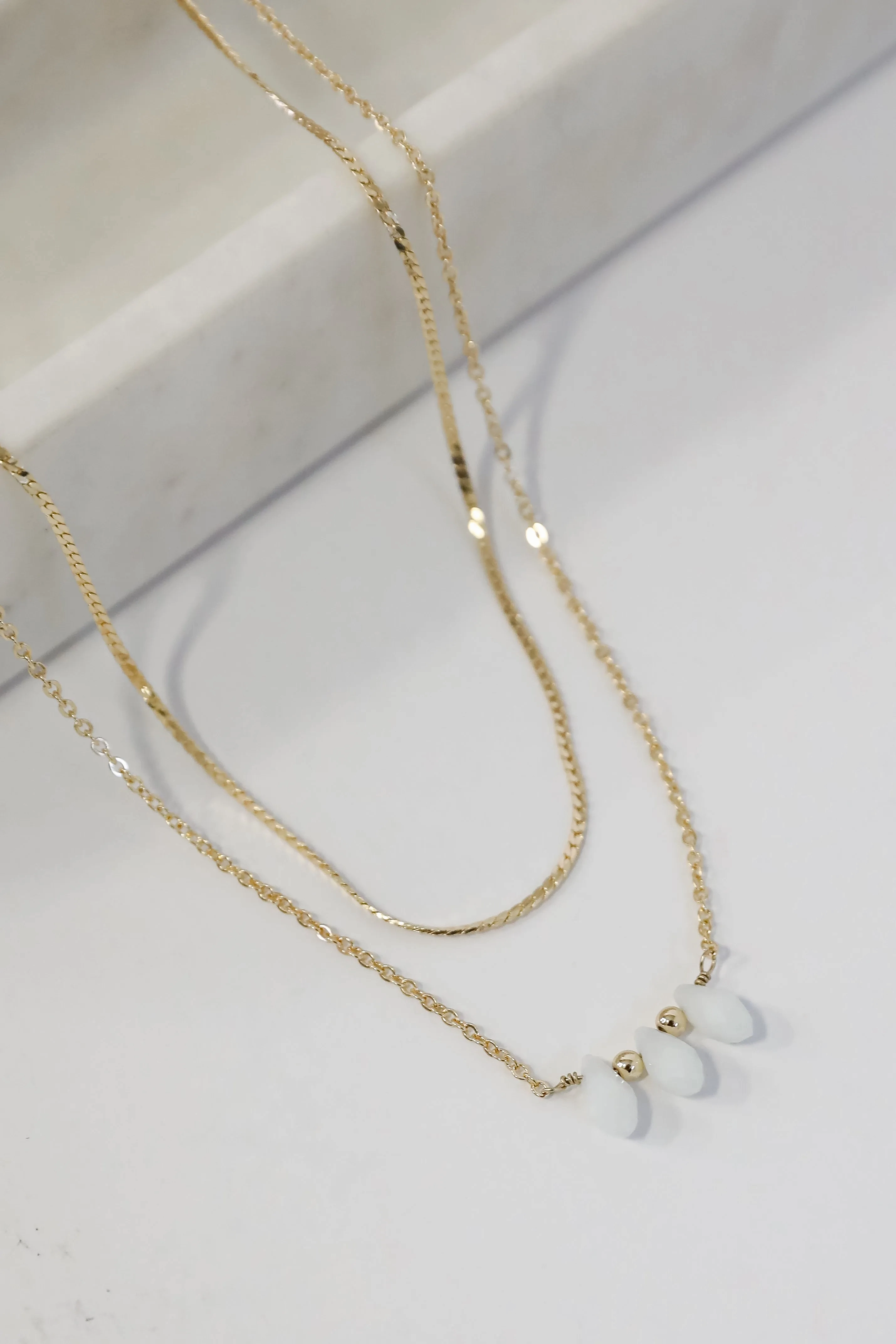 Annabelle Gold Layered Chain Necklace