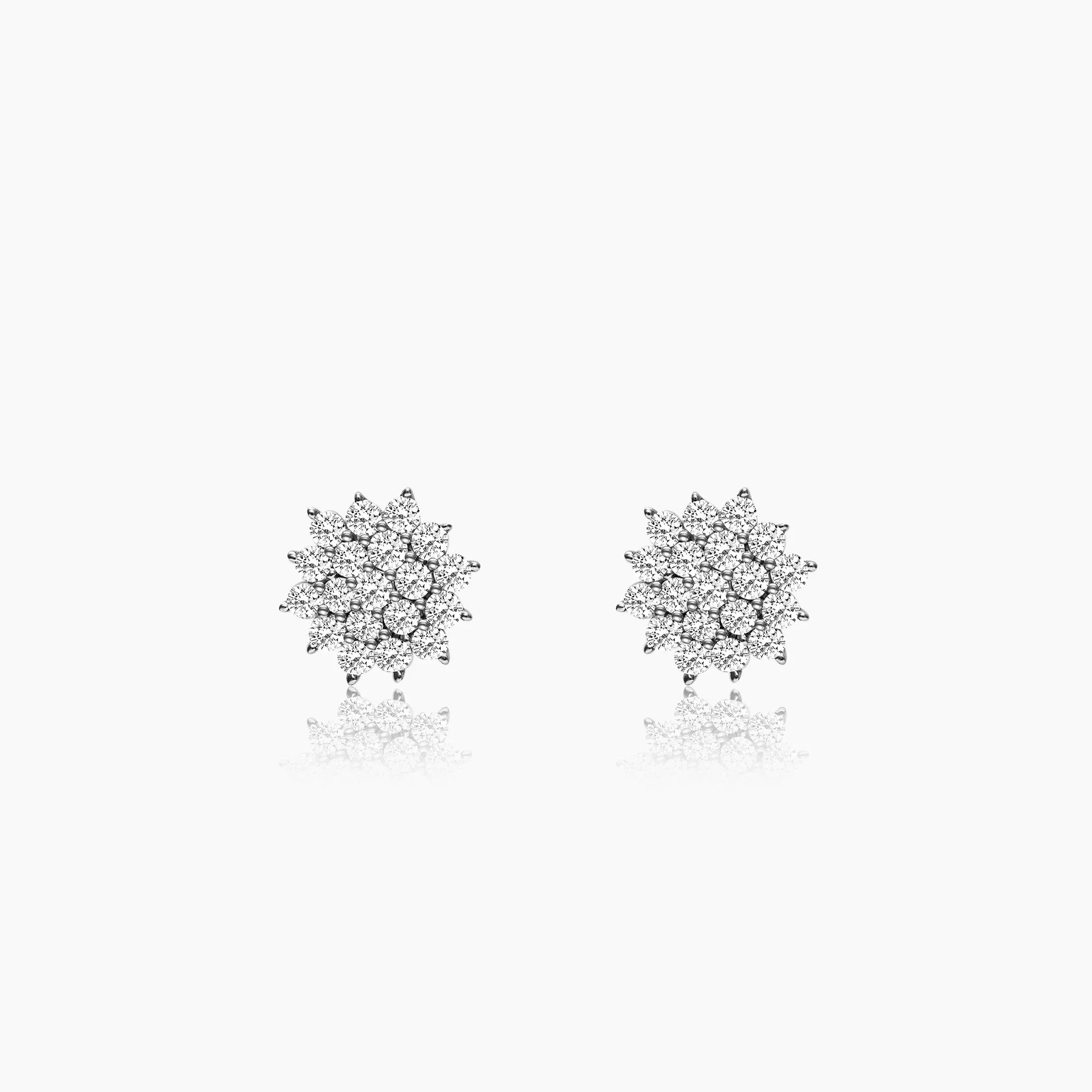 Anushka Sharma Silver Zircon Shining Star Studs