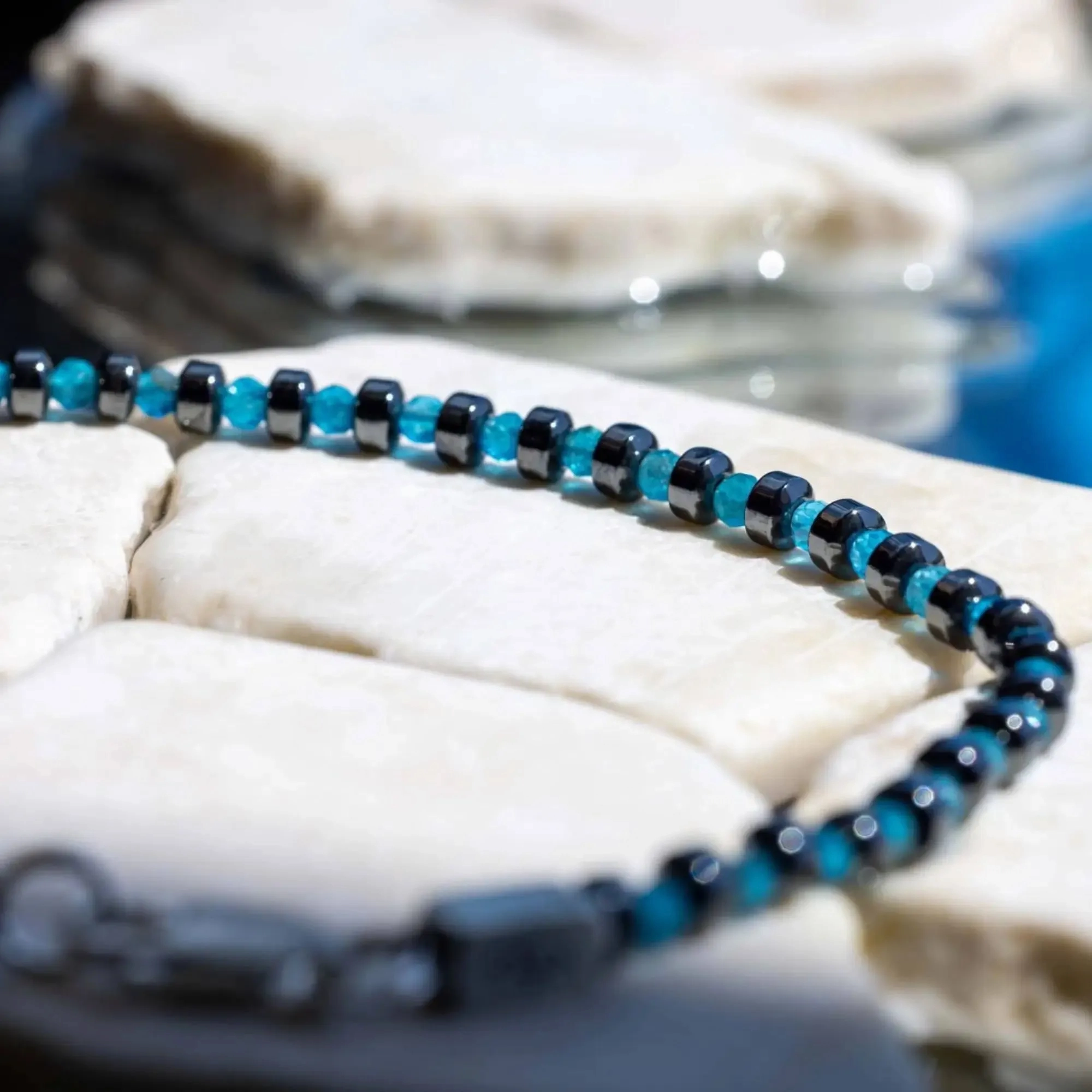 Apatite Bracelet V (2mm)
