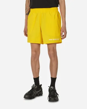 Archiv Stretch Gewebte Shorts Echtes Gelb