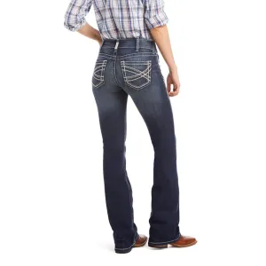 Ariat Damen R.E.A.L. Verflochtene Marine-Jeans