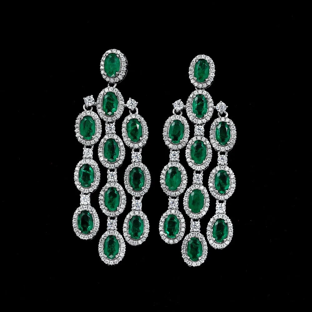 Art Deco Chandelier Earrings