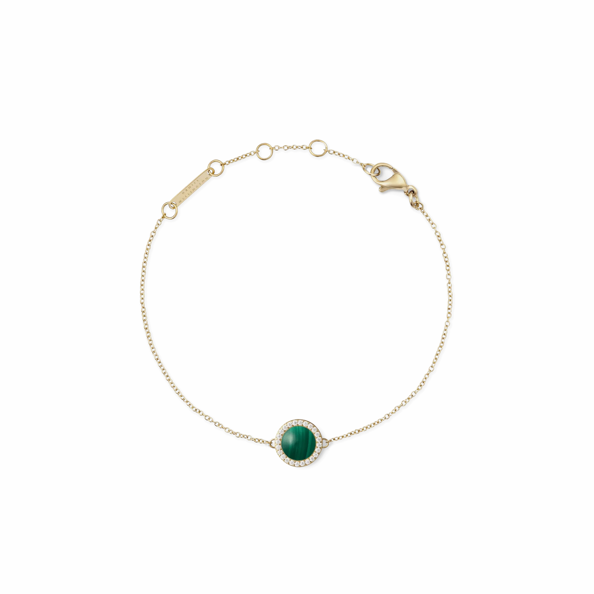 Audrey Bracelet Malachite Gold