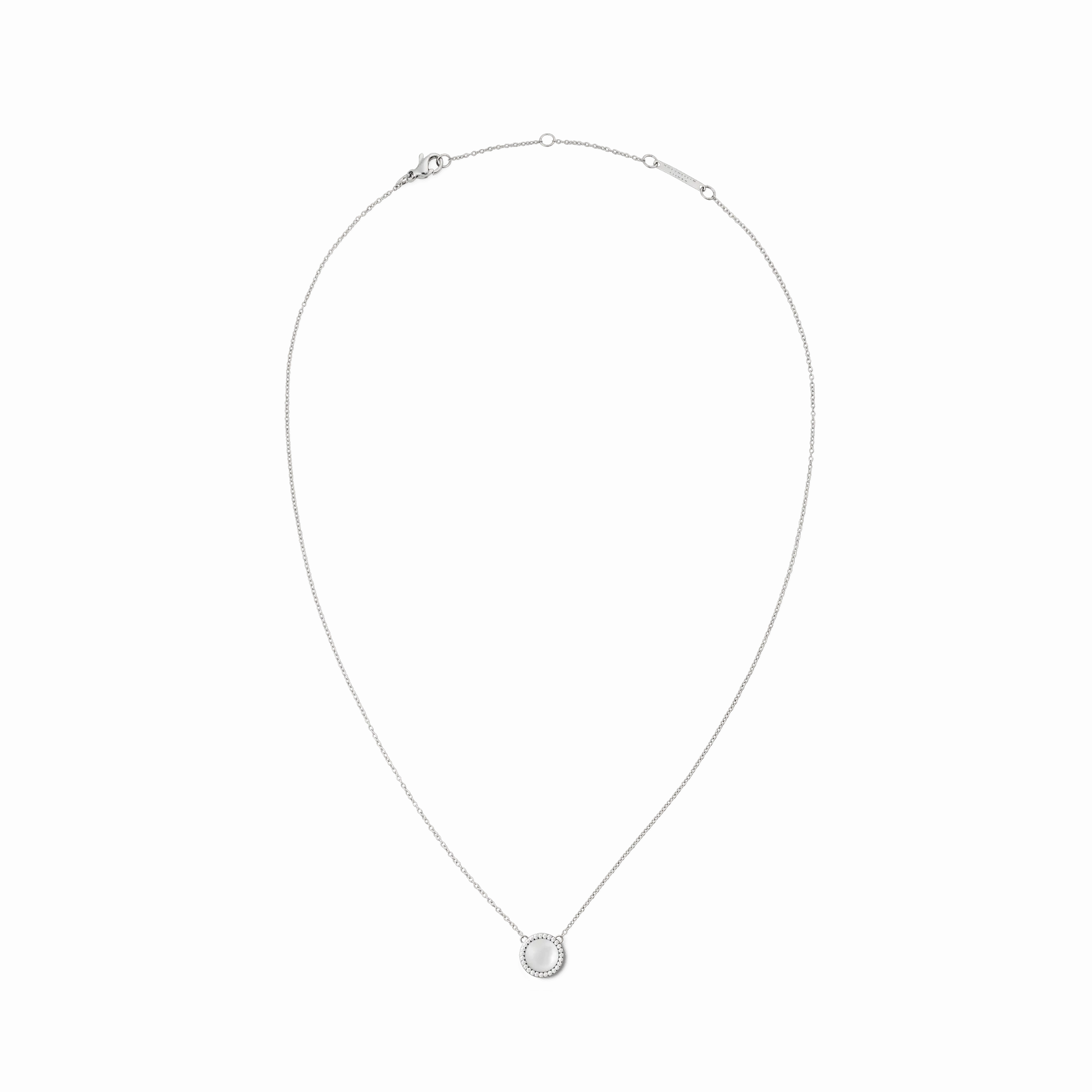 Audrey Necklace Mother of Pearl Silver