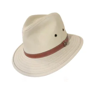 Avenel - Canvas Fedora - Natürliche Avenel Accessoires
