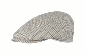 Avenel - M von Flechet Flachkappe - Karo - Beige/Blau Avenel Accessoires