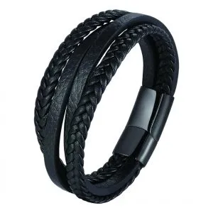 Avenel - Raider Lederarmband - Schwarz Avenel Zubehör