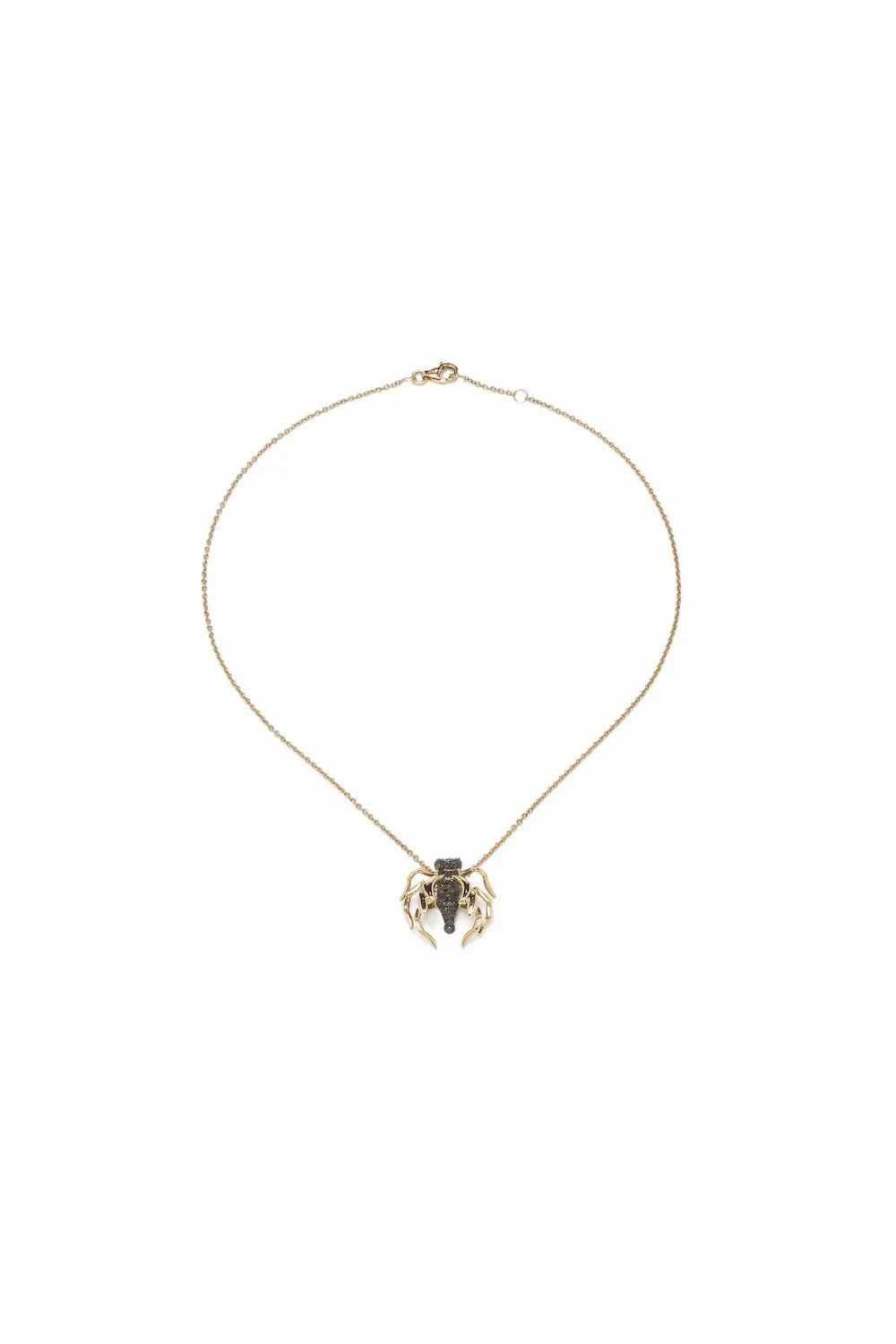 Avispa 18K Gold Necklace w. Diamond