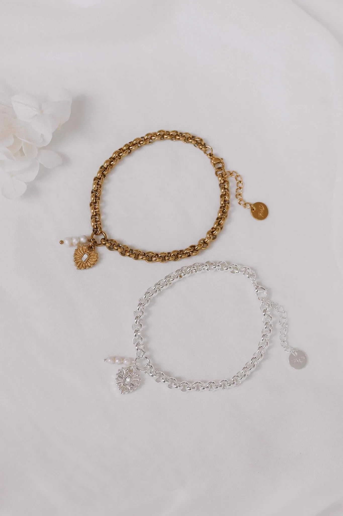 Aydan - Stainless Steel Pearl Bracelet