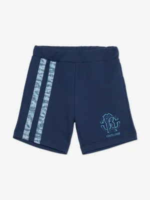 Baby Boys Logo Bermuda Shorts in Marineblau