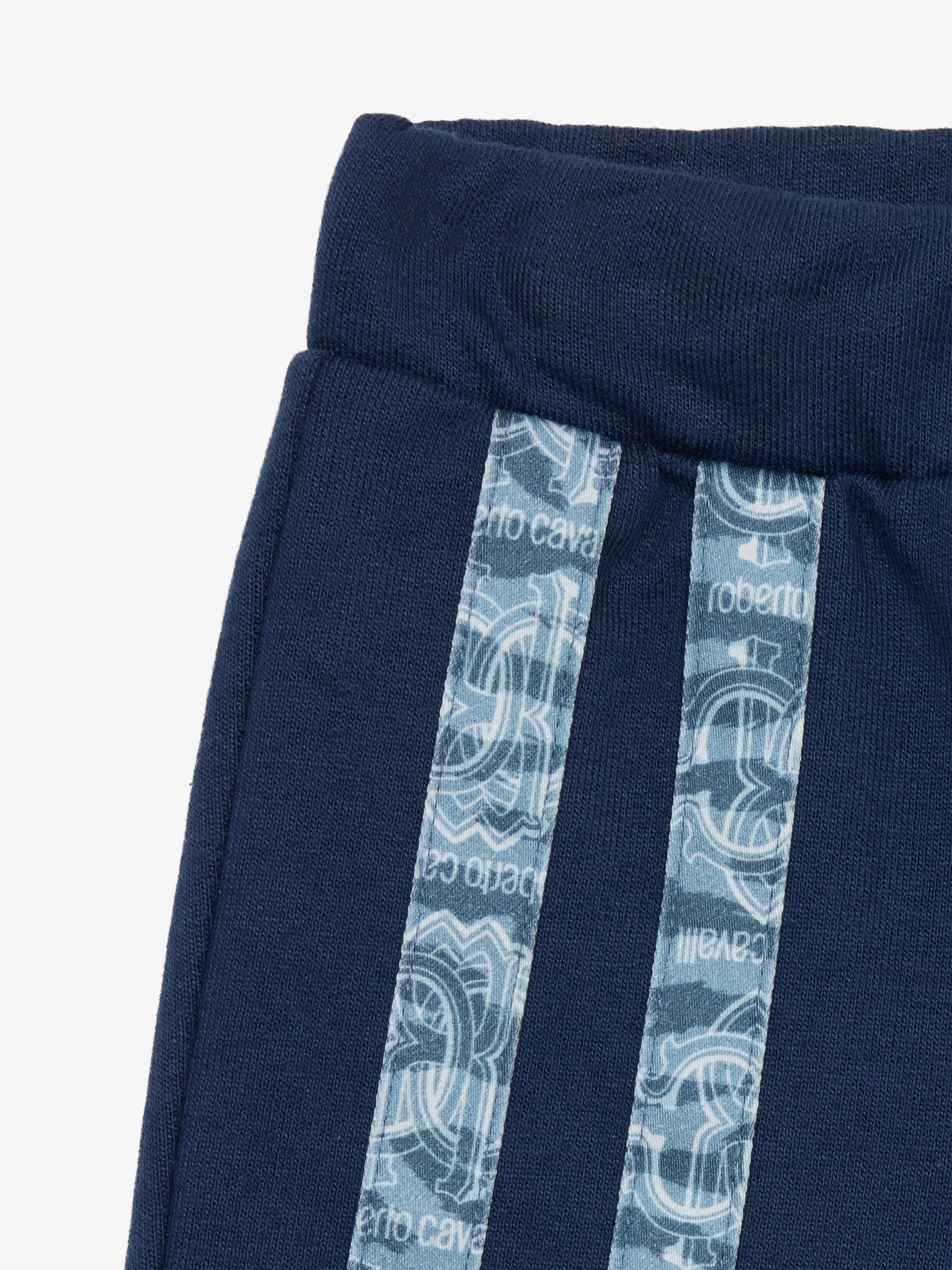 Baby Boys Logo Bermuda Shorts in Marineblau
