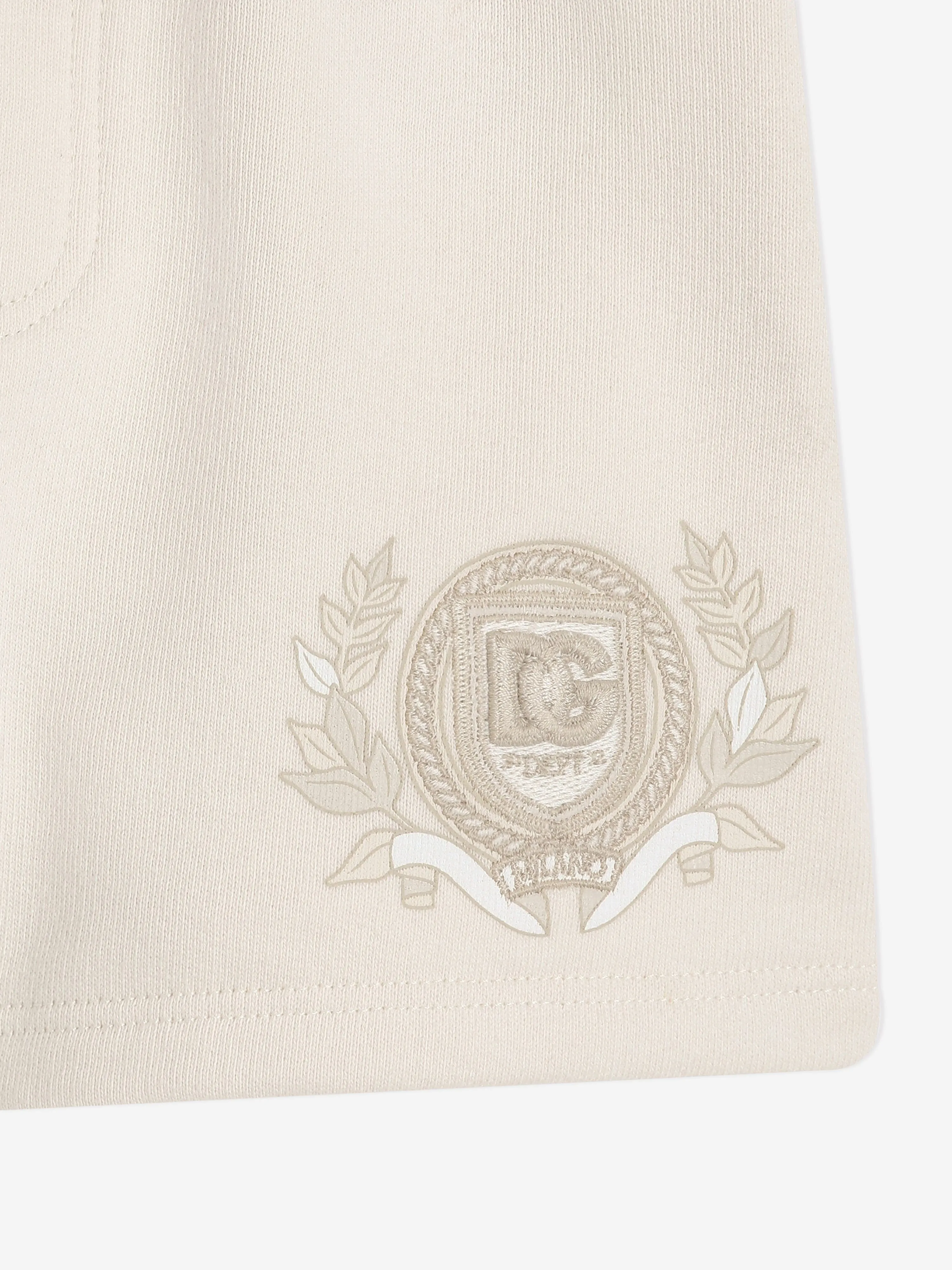 Baby Boys Logo Shorts in Elfenbein