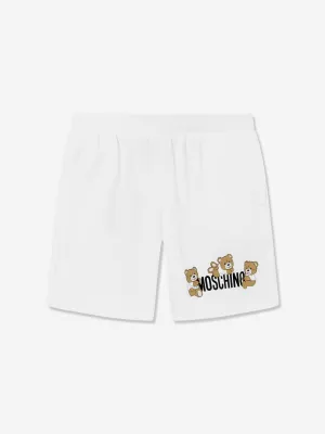 Baby Teddybär Logo Shorts in Weiß
