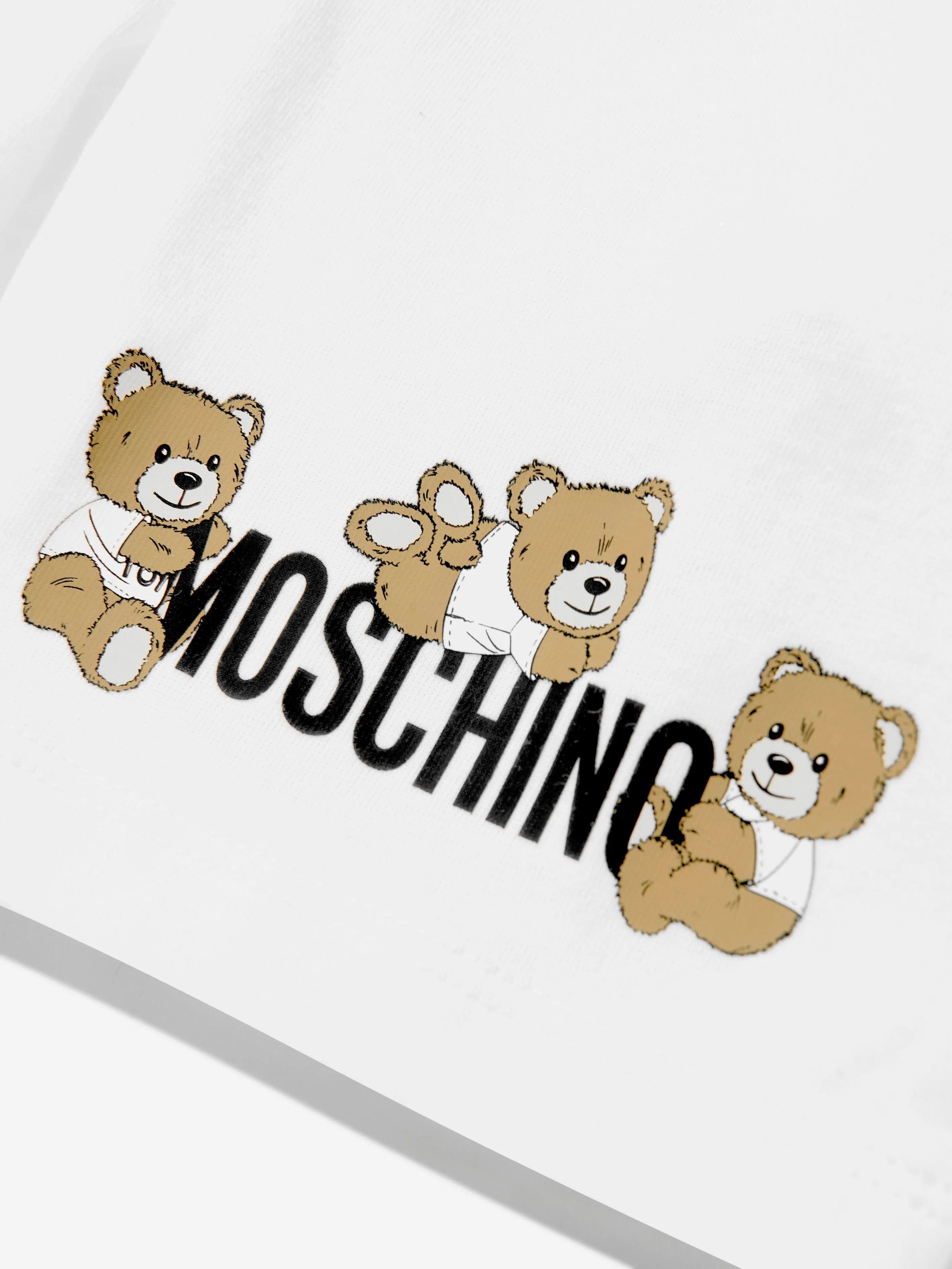 Baby Teddybär Logo Shorts in Weiß