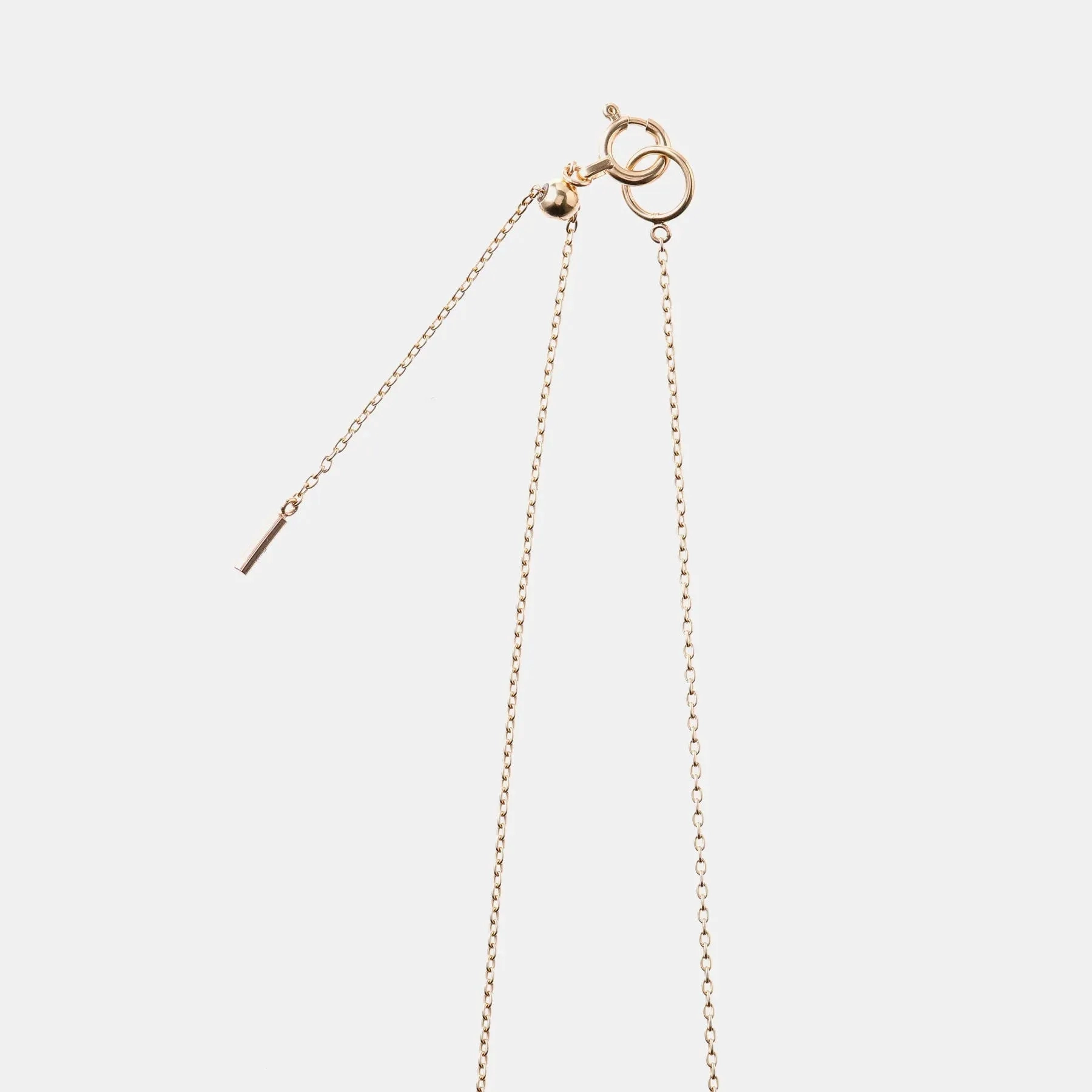 Band Beside 10K Gold Necklace