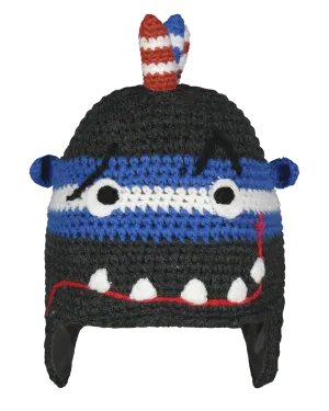 Barts Accessories Jungen Monster-Beanie in Dunkelgrau meliert