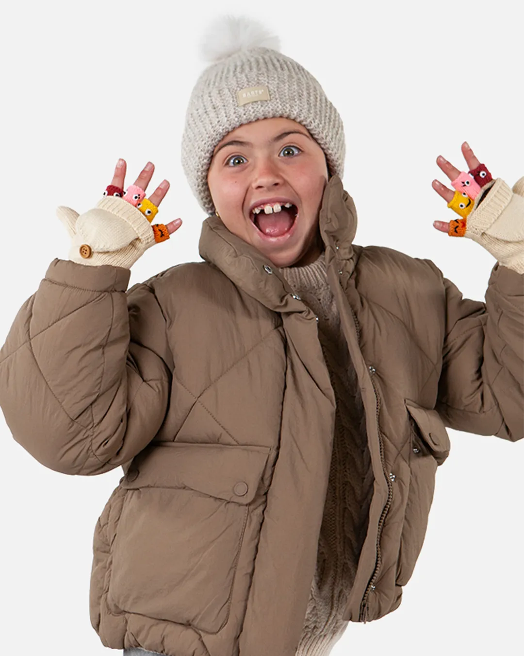Barts Accessories Mädchen Puppen Popo-Handschuhe in Weizen