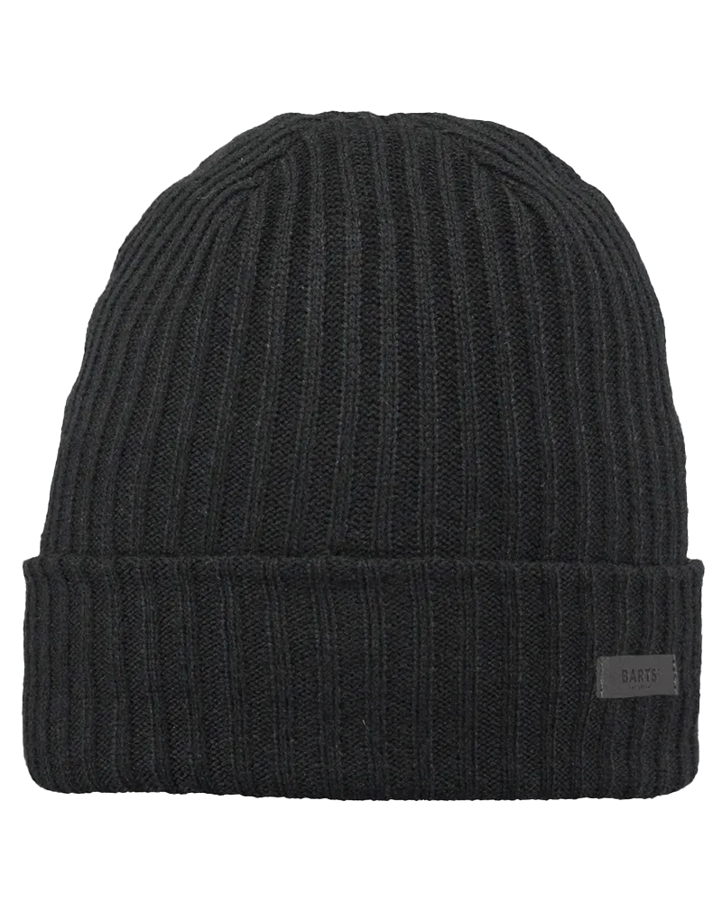 Barts Accessories Wilbert Umschlagmütze in Schwarz