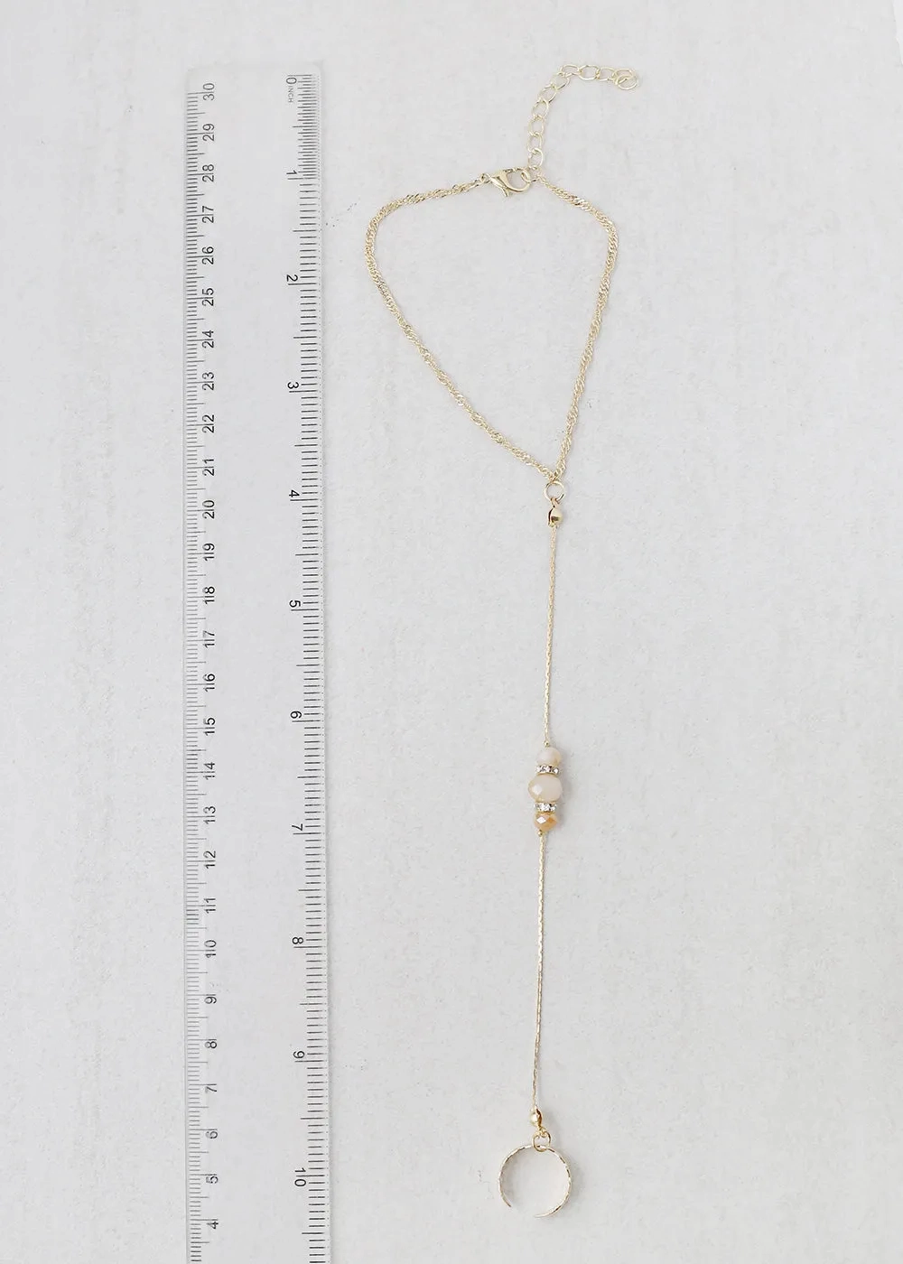 Beaded Anklet with Toe Ring