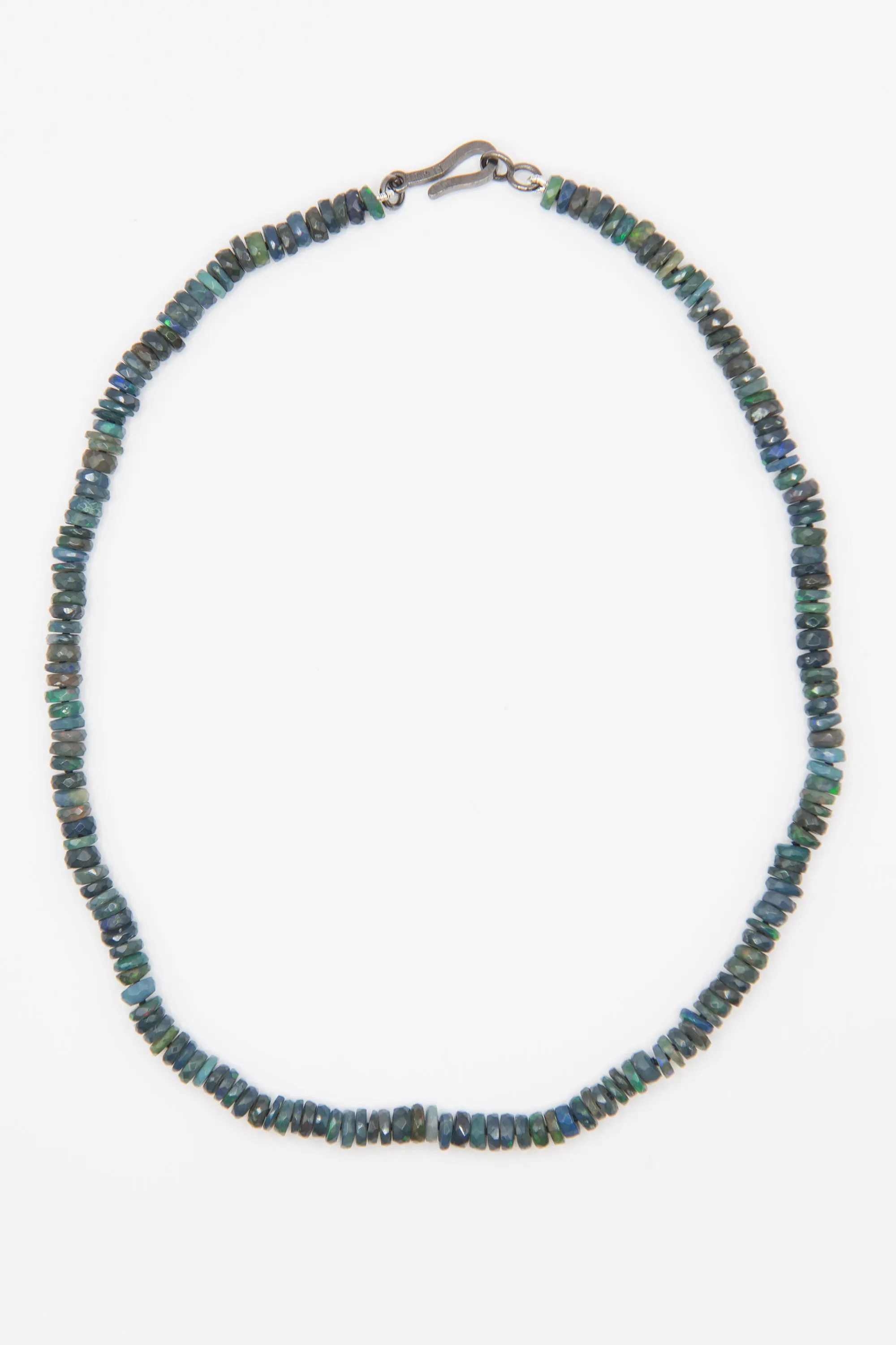 Beaded Necklace, Black Opal