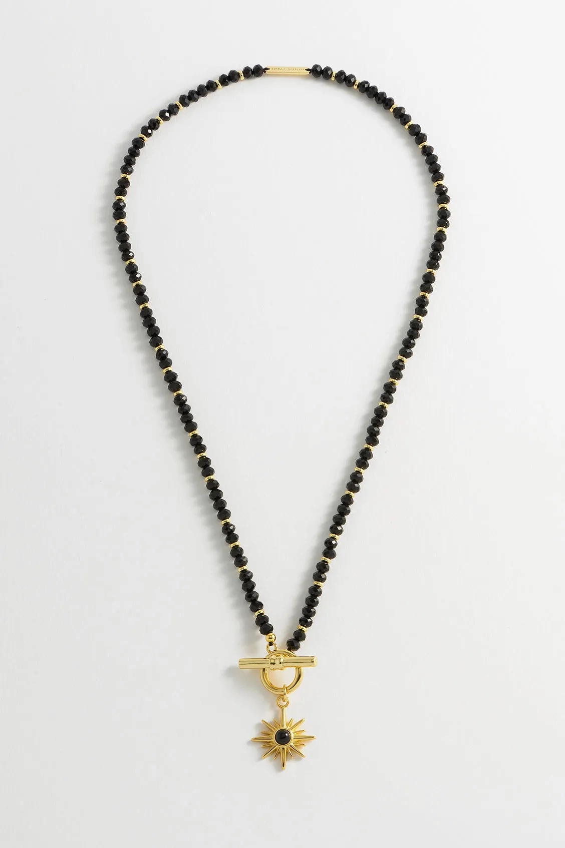 Beaded Star T-Bar Pendant