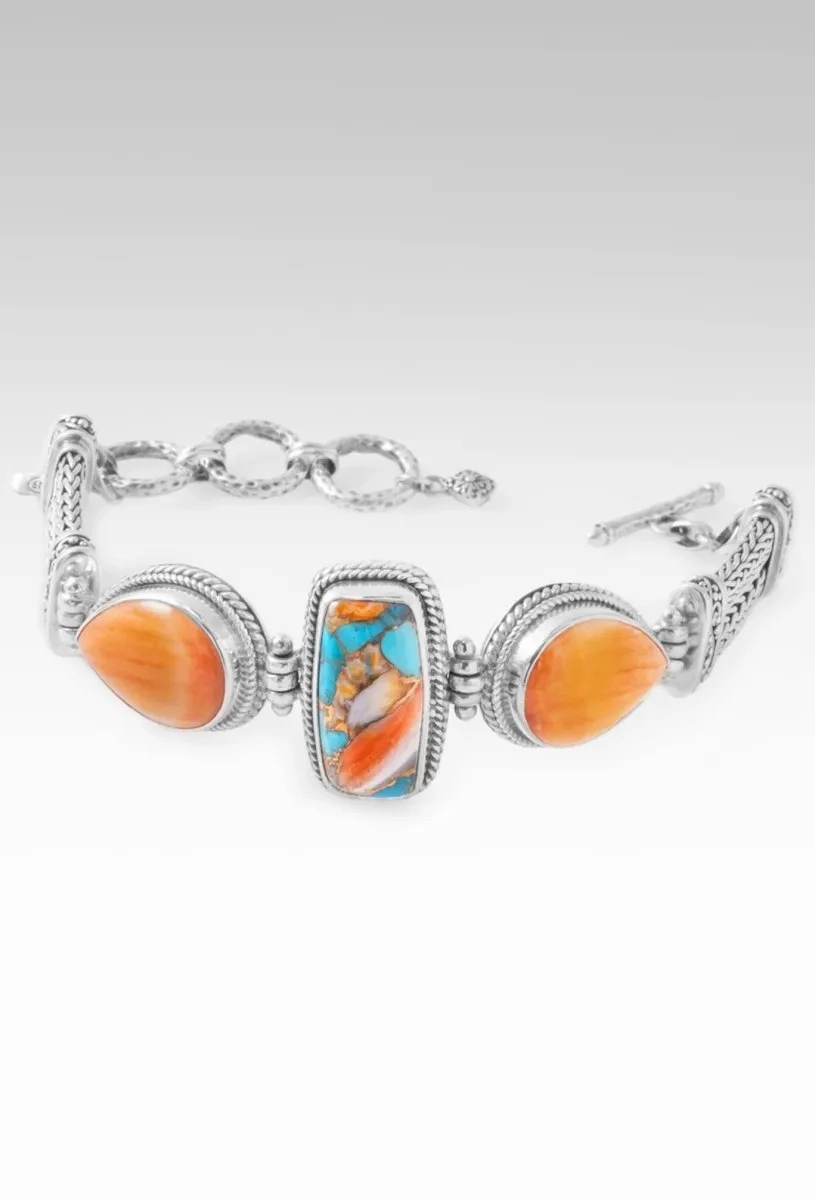 Beautiful World Bracelet? in Kingman Turquoise Spiny Oyster &amp; Spiny Oyster
