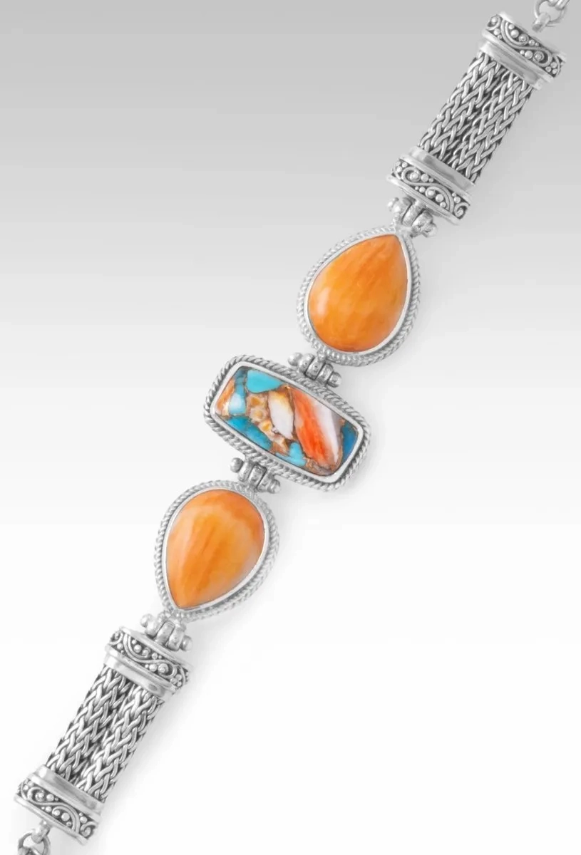 Beautiful World Bracelet? in Kingman Turquoise Spiny Oyster &amp; Spiny Oyster
