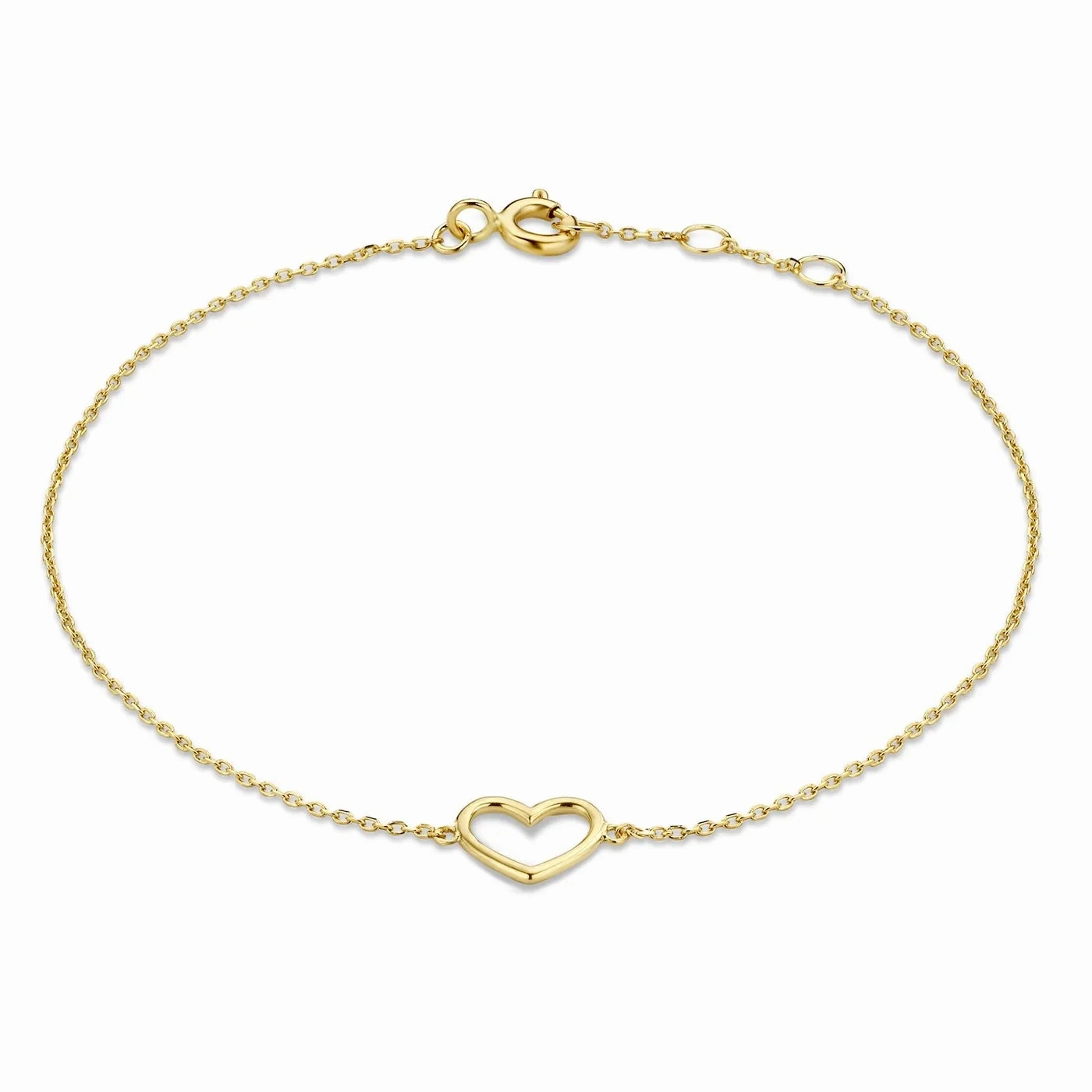 Belleville Amore 14 karat gold bracelet with heart