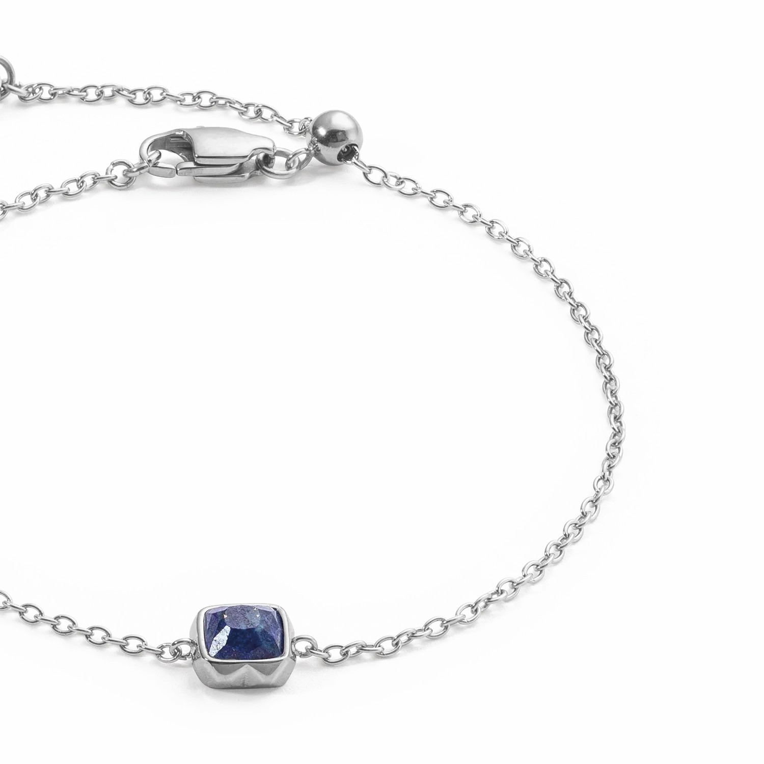 Birthstone September Bracelet Lapis Lazuli Silver