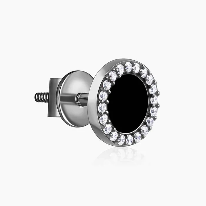Black Rhodium Blake Stud For Him