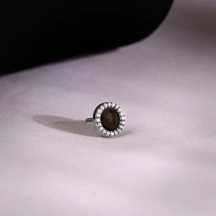 Black Rhodium Blake Stud For Him