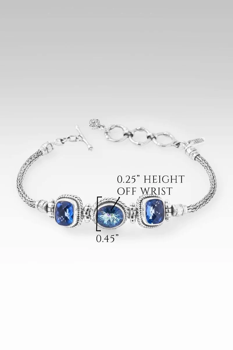 Blessings Persist Bracelet? in Perfect Luck? Mystic Quartz &amp; Blue Violet Fluorite