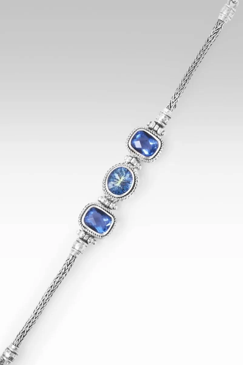 Blessings Persist Bracelet? in Perfect Luck? Mystic Quartz &amp; Blue Violet Fluorite
