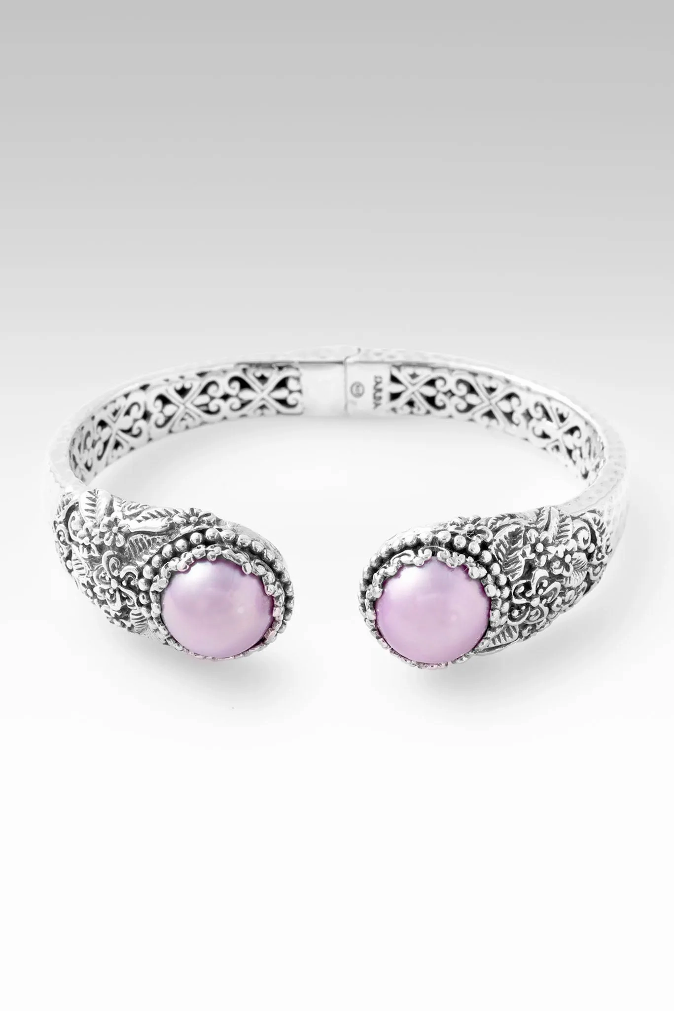 Bloom Where You are Planted Tip-to-Tip Bracelet? in Pink Mabe Pearl