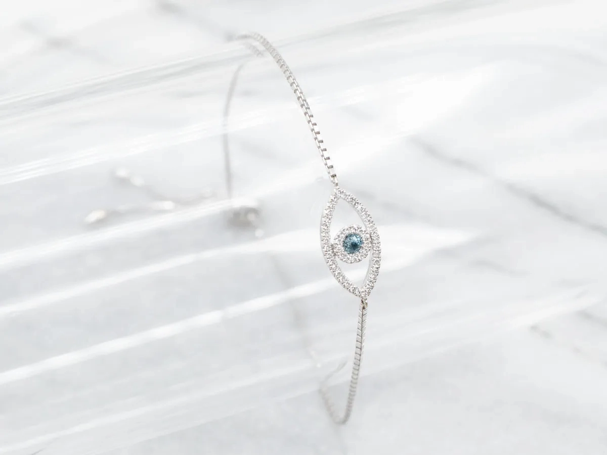 Blue Diamond 3rd Eye Bracelet