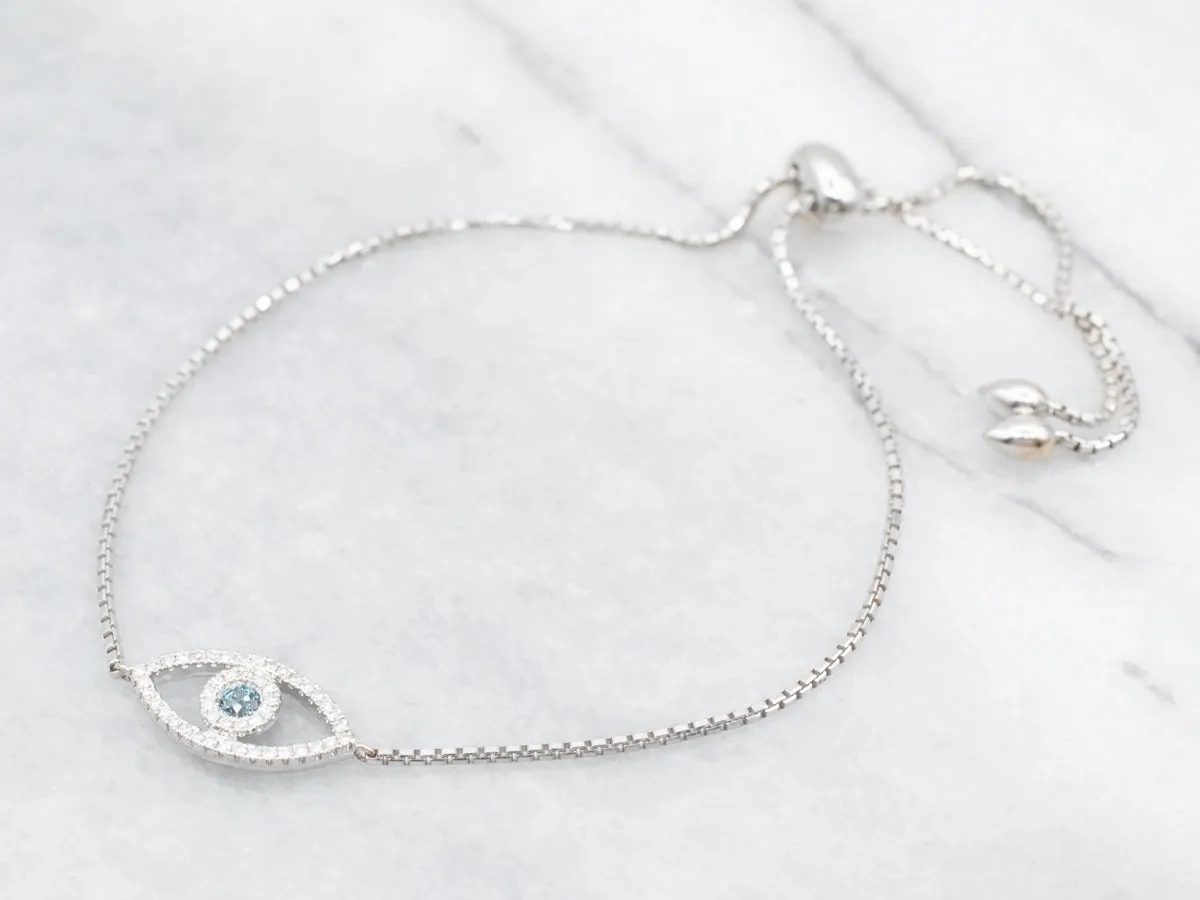 Blue Diamond 3rd Eye Bracelet
