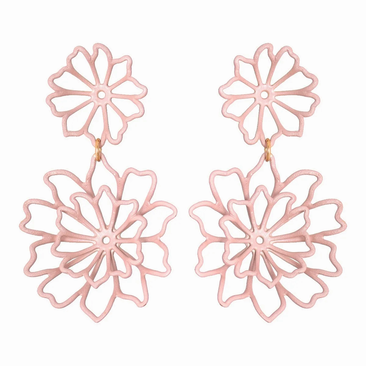 Blush Dahlia Earrings