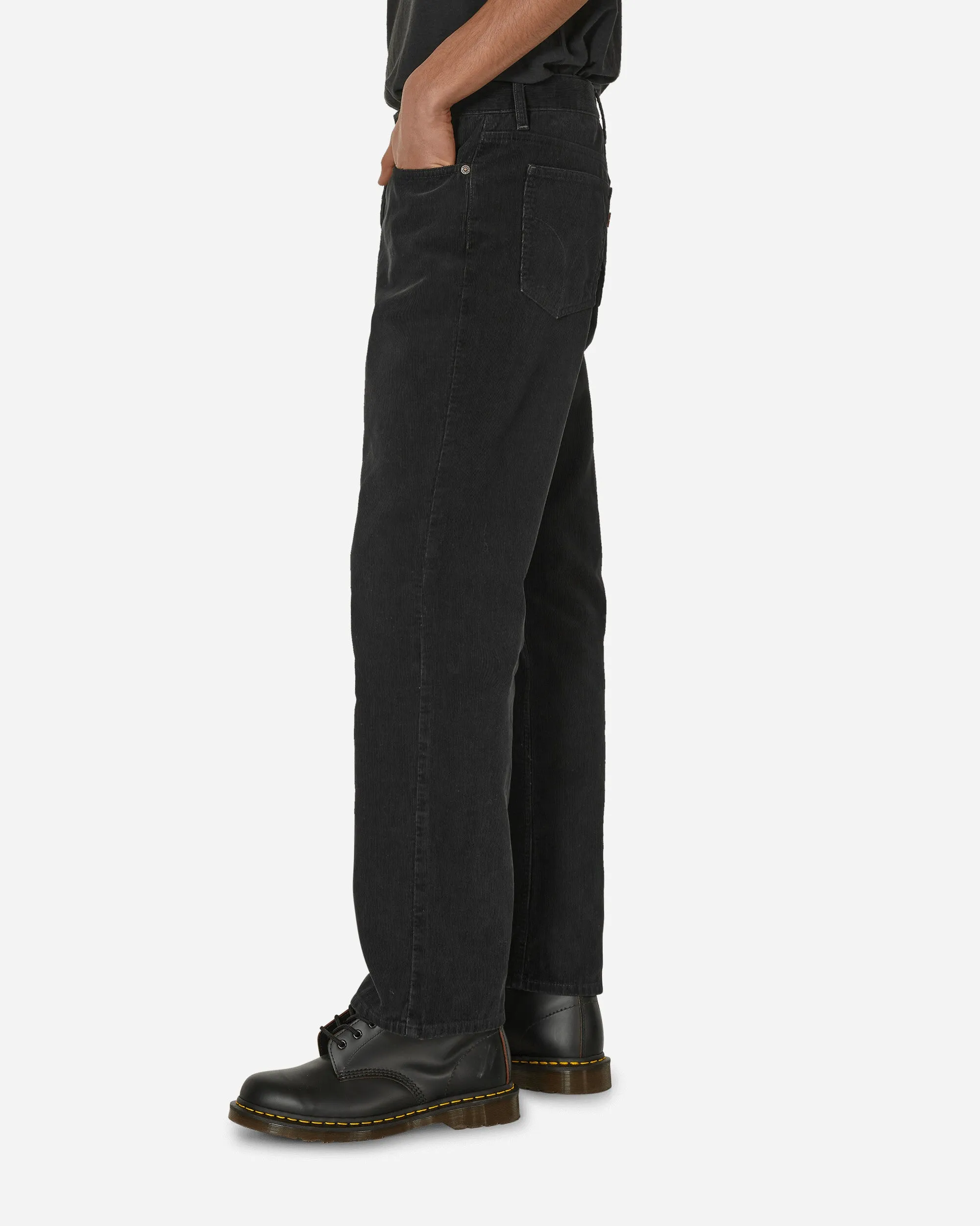 Bootcut-Cordhose Schwarz