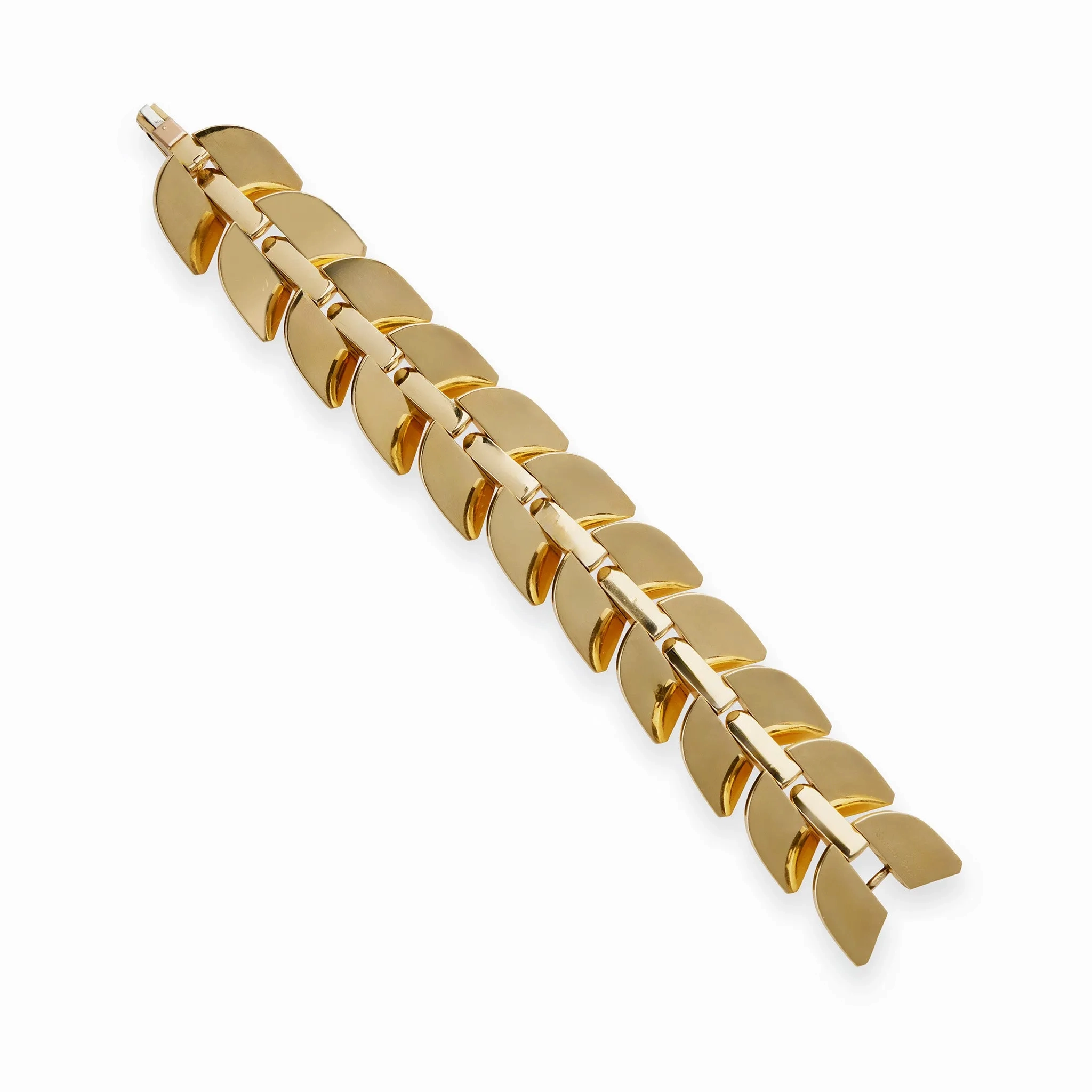 Boucheron Paris 18K Gold &quot;Palmettes&quot; Gold Bracelet