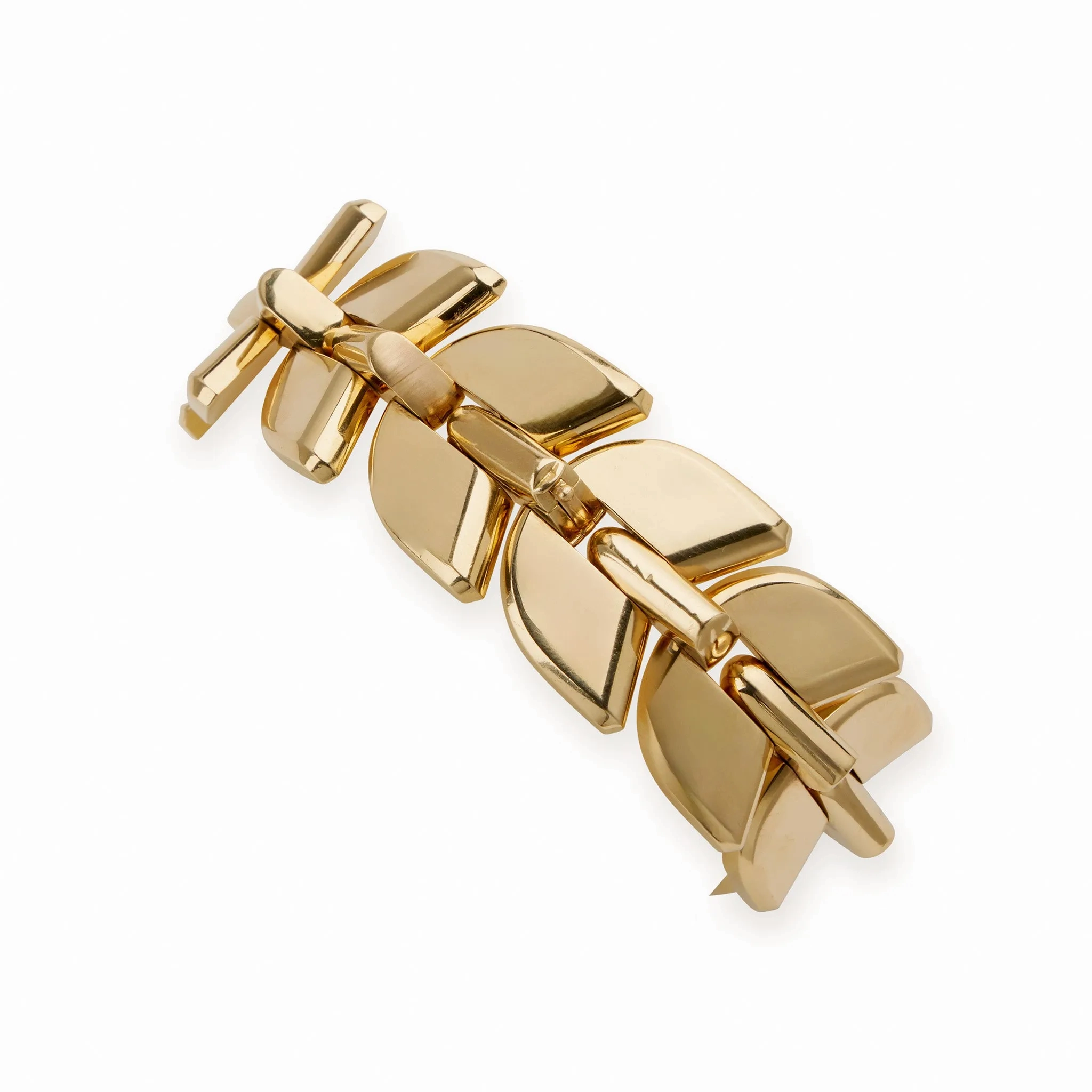 Boucheron Paris 18K Gold &quot;Palmettes&quot; Gold Bracelet