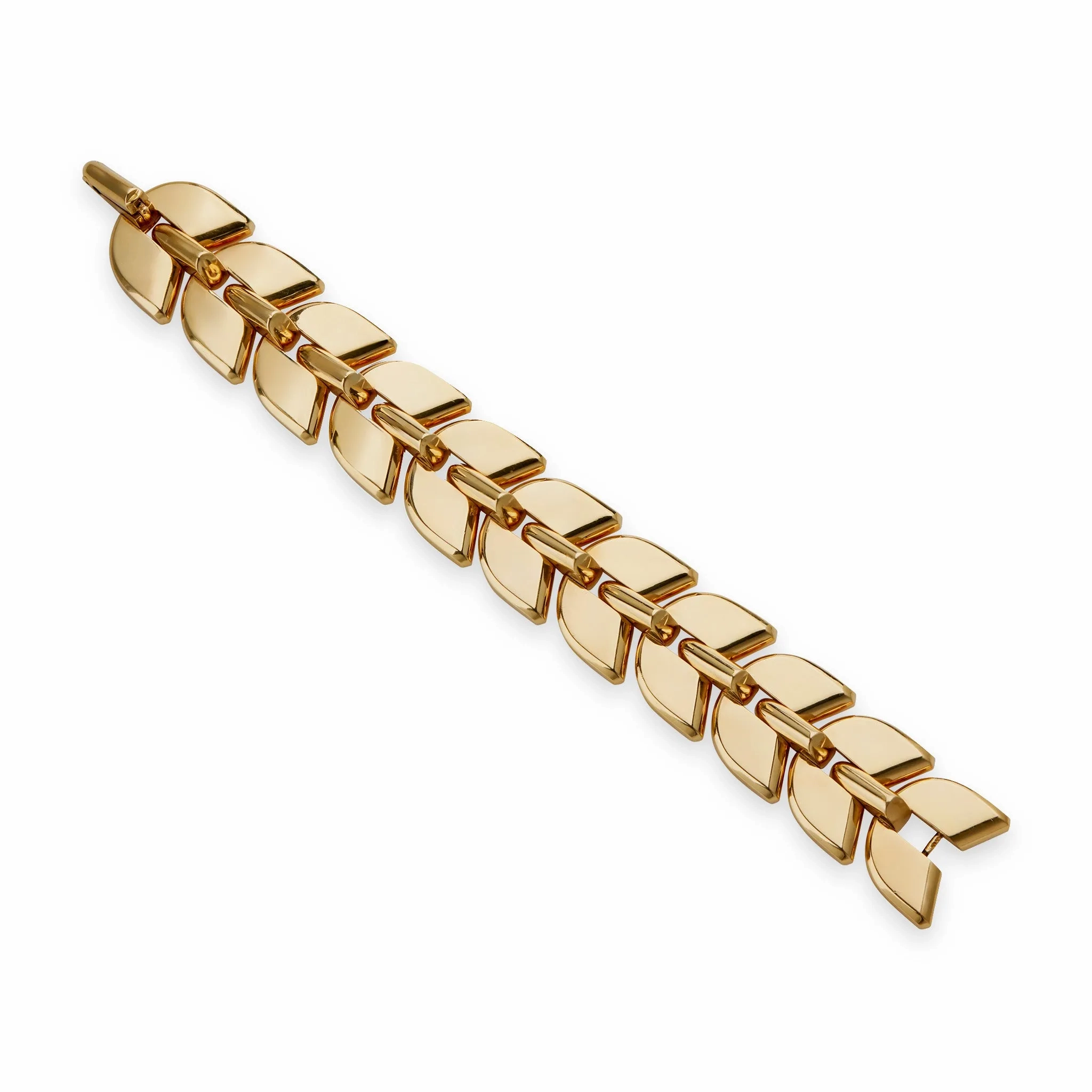 Boucheron Paris 18K Gold &quot;Palmettes&quot; Gold Bracelet