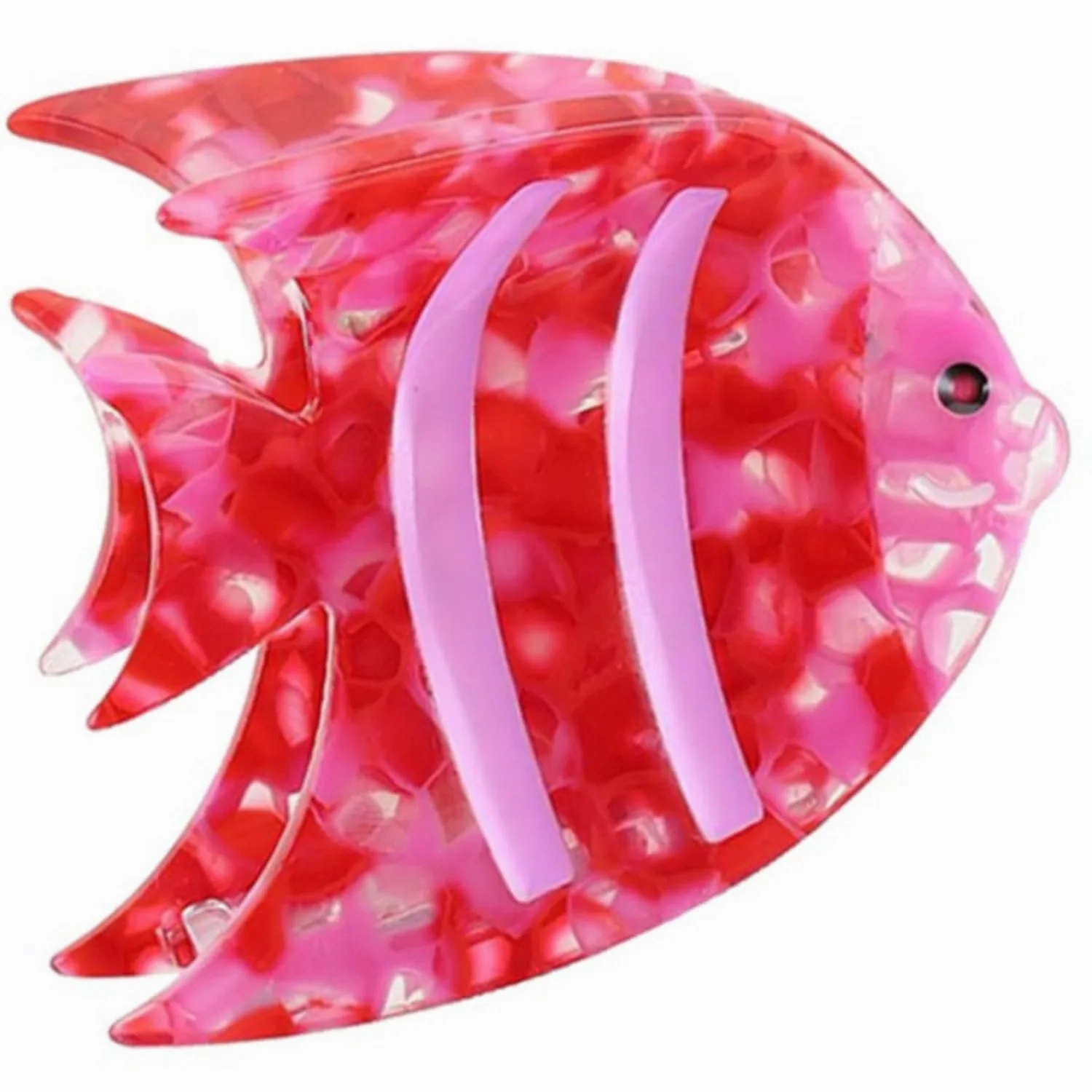 Bow's by St?r Fish Hair Clip - Red/Pink
