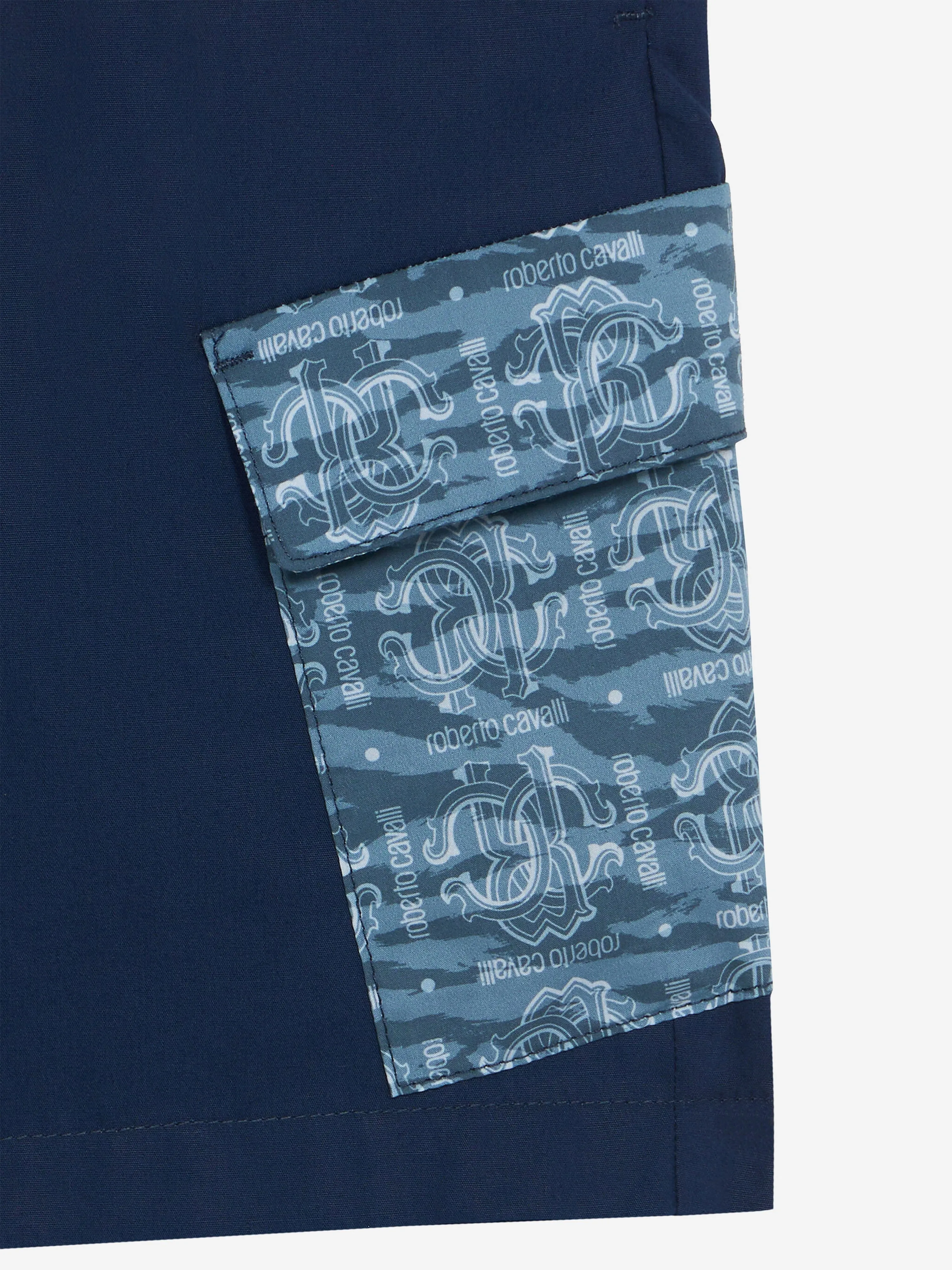 Jungen Cargo Shorts in Marineblau