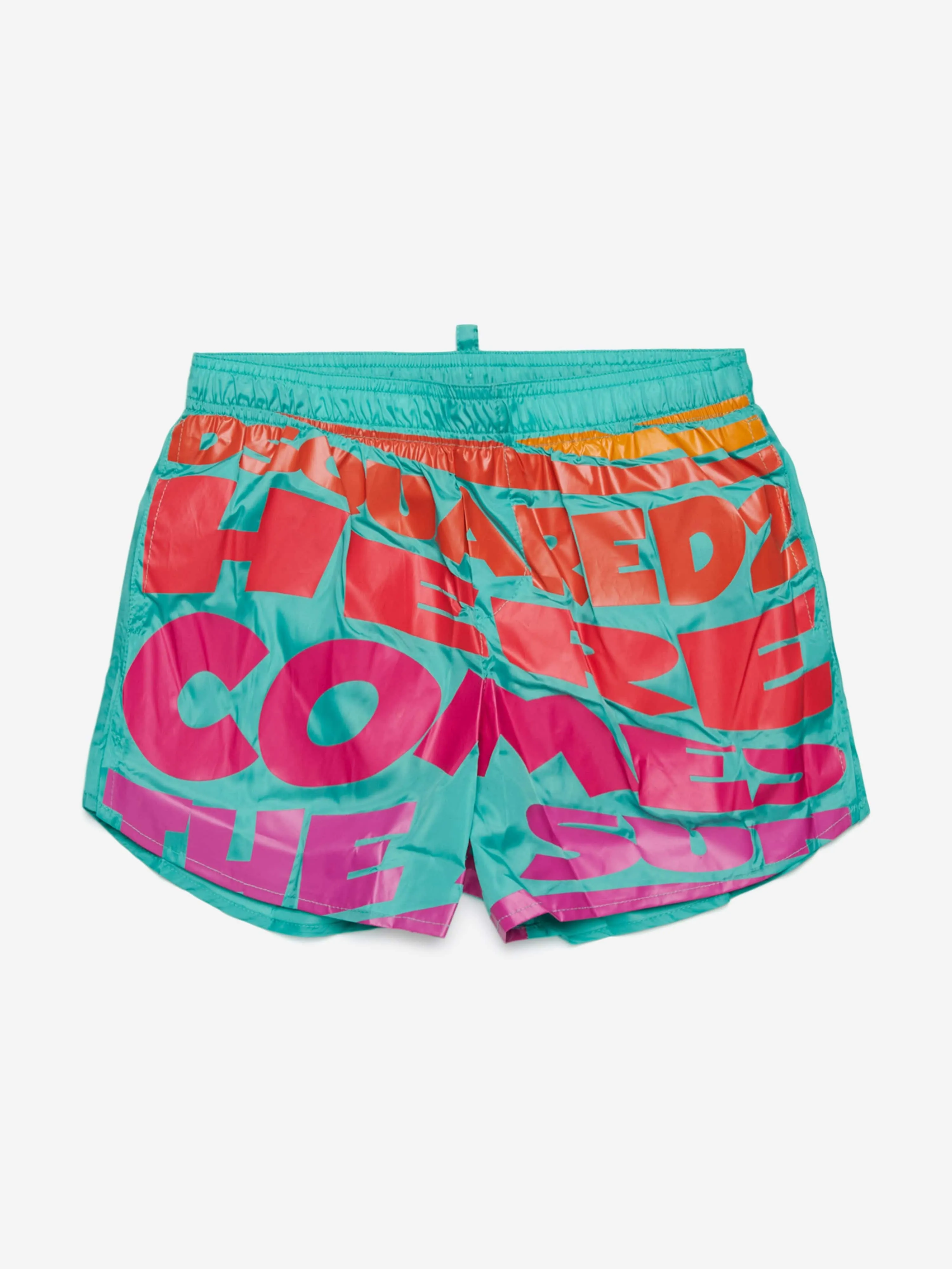 Jungen Hier kommt die Sonne Schwimmshorts in Grün